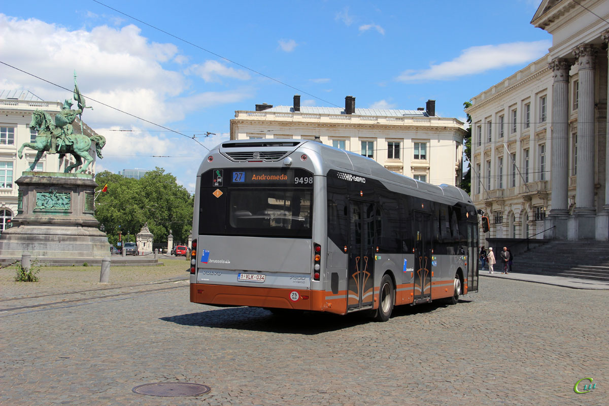 Брюссель. Volvo 7900 Hybrid 1-VLK-034