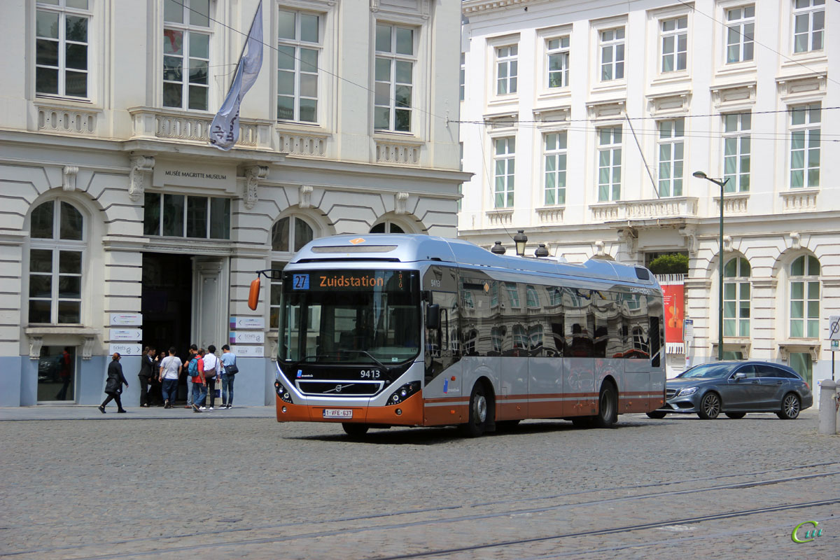 Брюссель. Volvo 7900 Hybrid 1-VFE-637