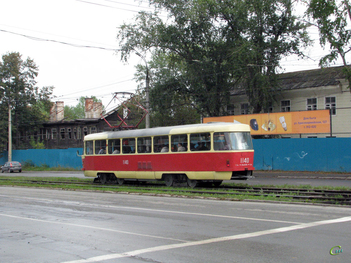 Ижевск. Tatra T3 (двухдверная) №1140
