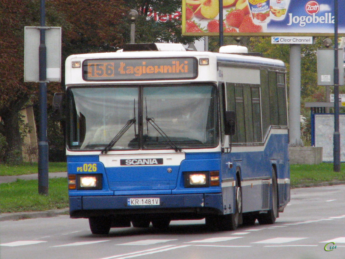 Краков. Scania MaxCi CN113CLL KR 1481V
