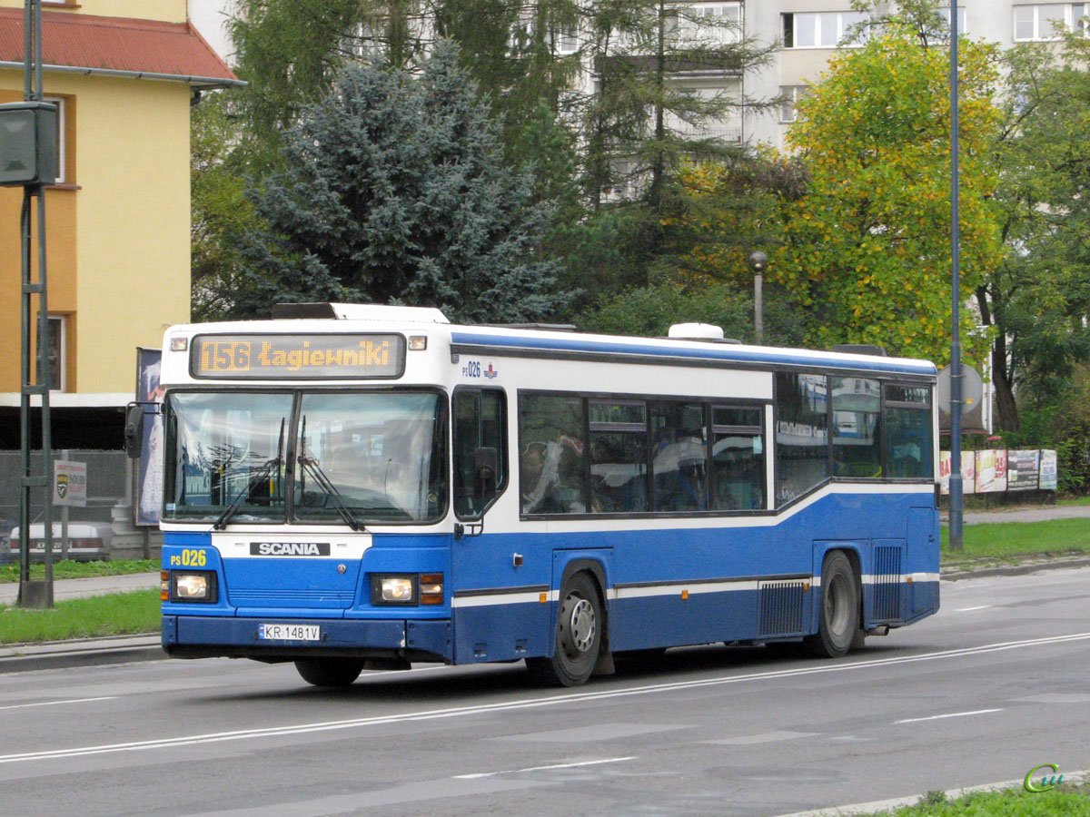 Краков. Scania MaxCi CN113CLL KR 1481V