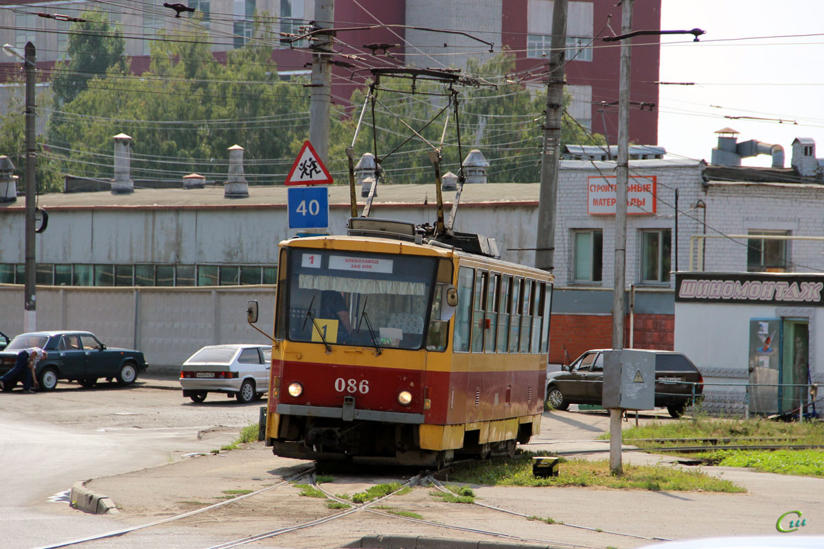 Курск. Tatra T6B5 (Tatra T3M) №086