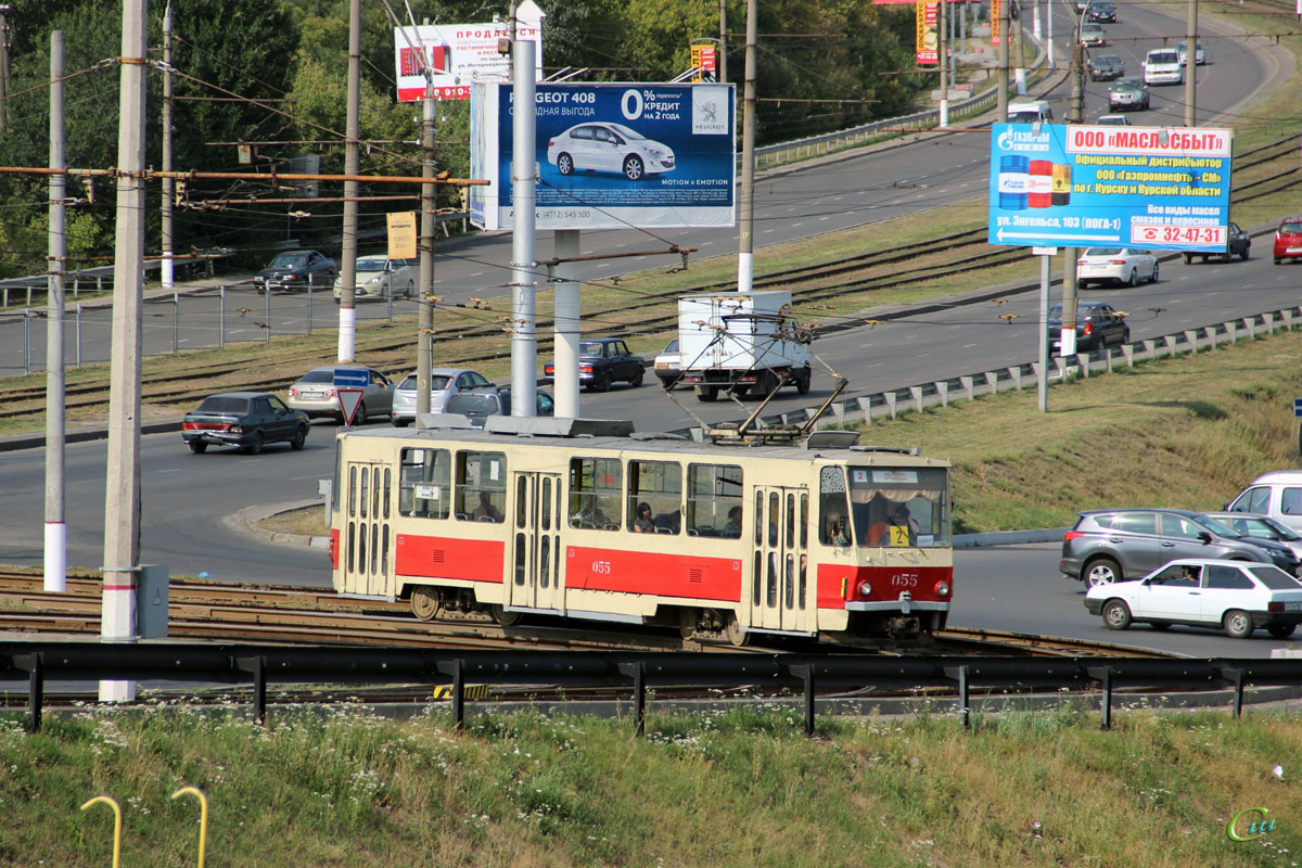 Курск. Tatra T6B5 (Tatra T3M) №055