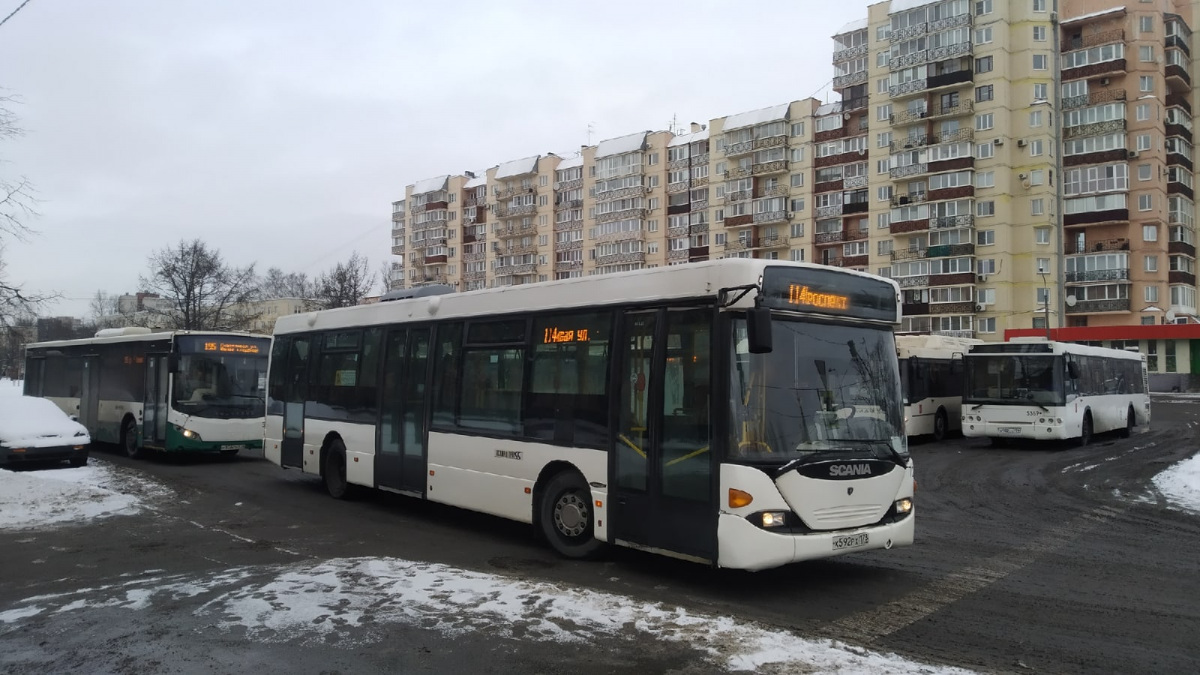 Санкт-Петербург. Scania OmniLink CL94UB х592рх