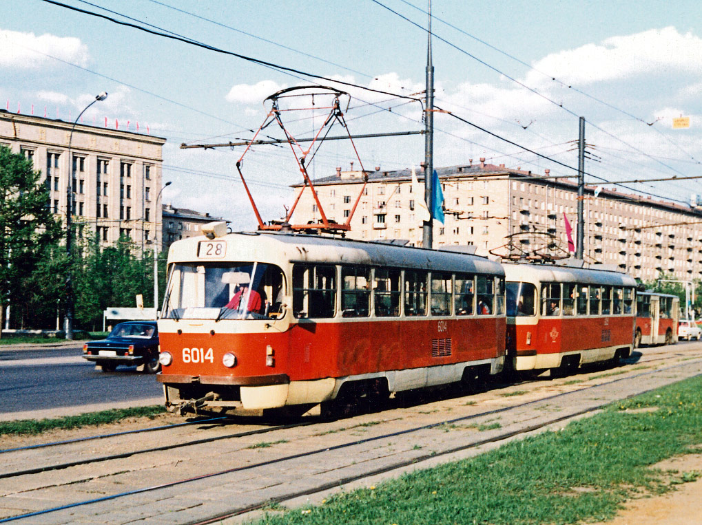 Москва. Tatra T3SU №6014, Tatra T3SU №6015