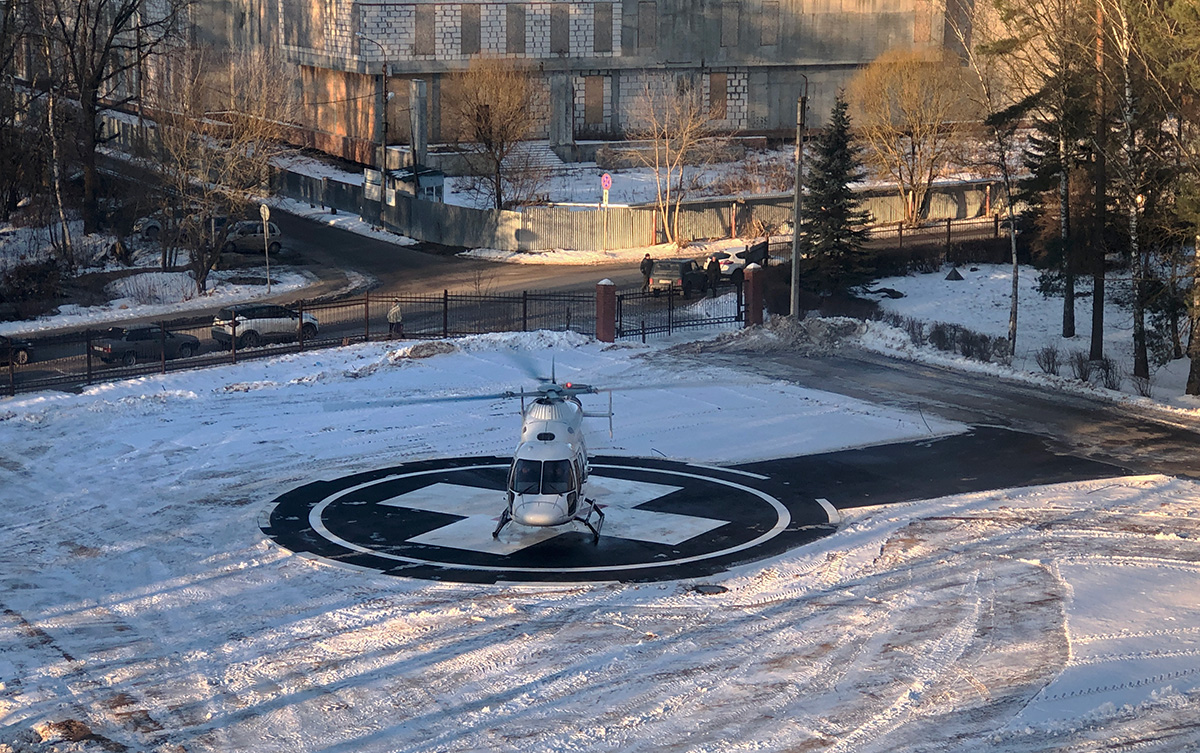 Калуга. Вертолет санавиации КВЗ Ансат-ГМСУ RA-20013