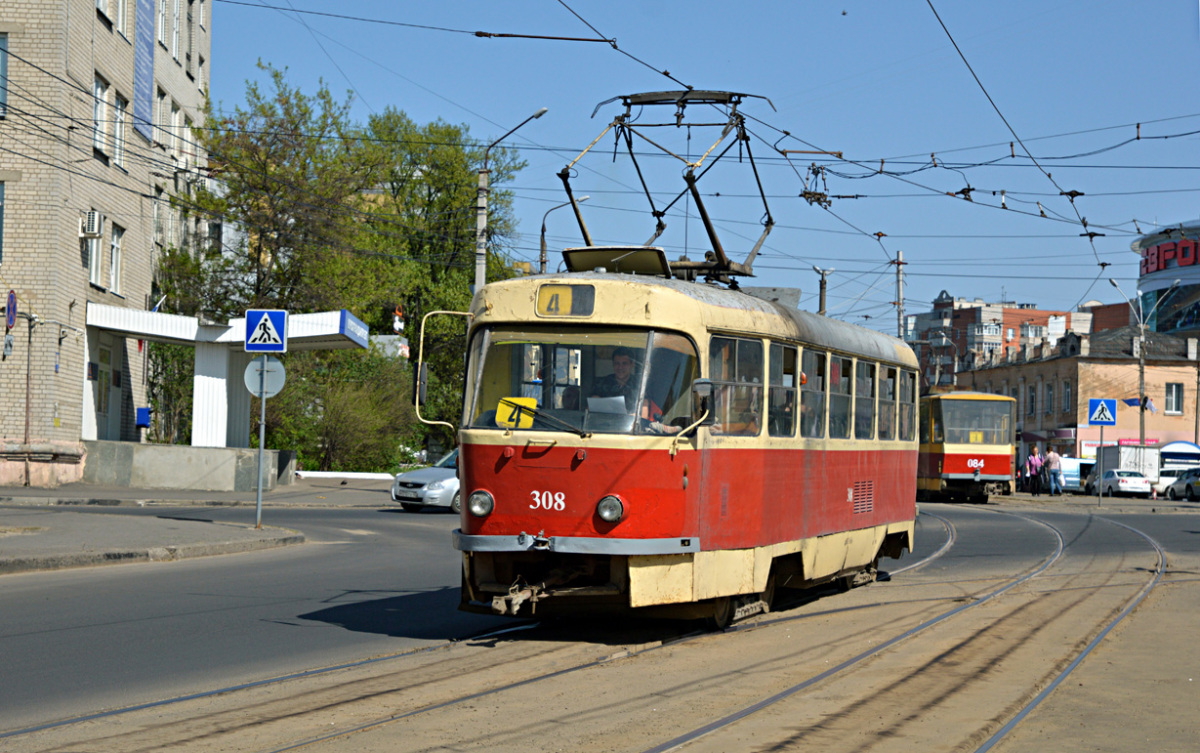 Курск. Tatra T3SU №308