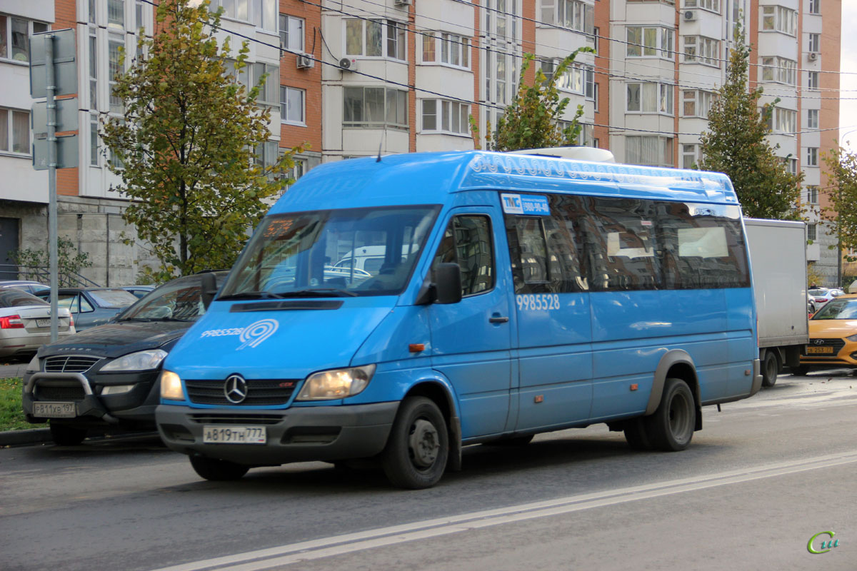 Москва. Луидор-223206 (Mercedes-Benz Sprinter) а819тн