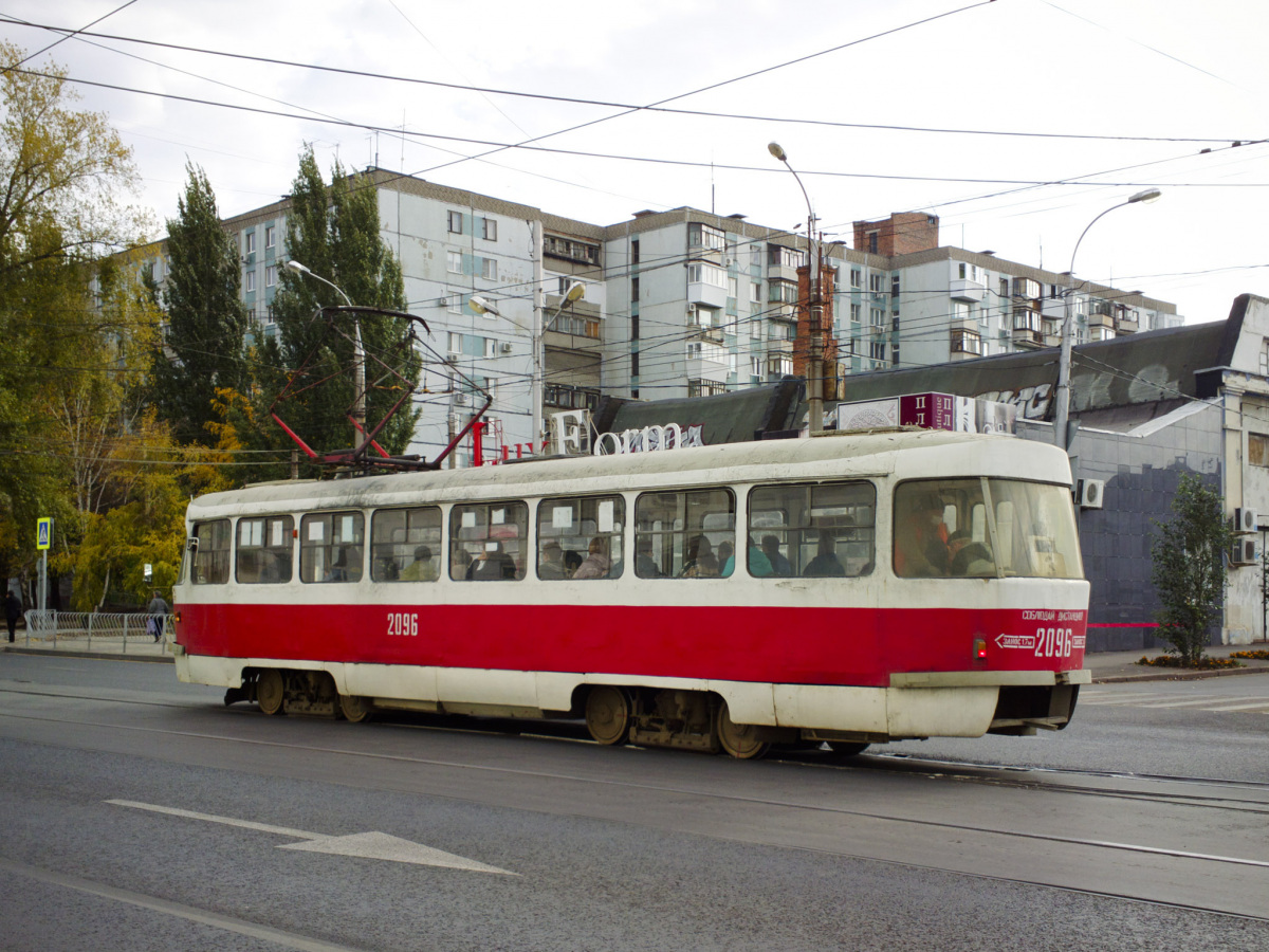 Самара. Tatra T3SU №2096