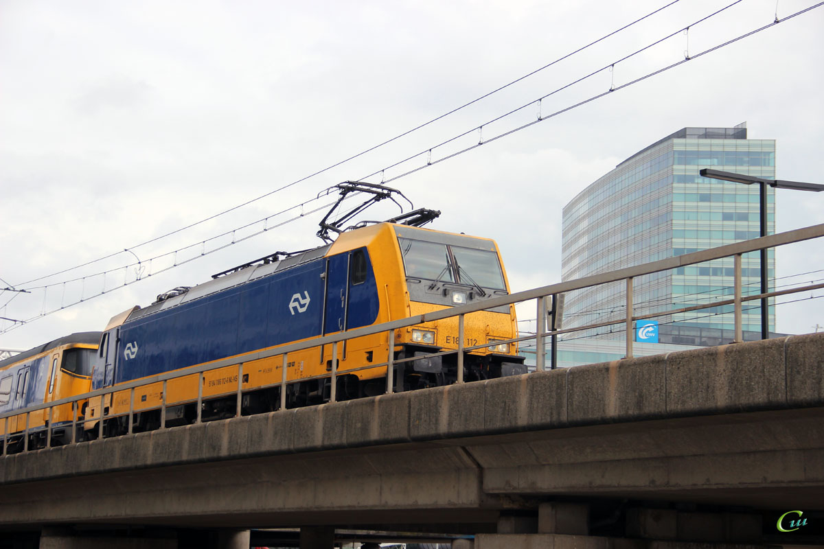 Амстердам. Bombardier Traxx F140 MS2 № 186 112