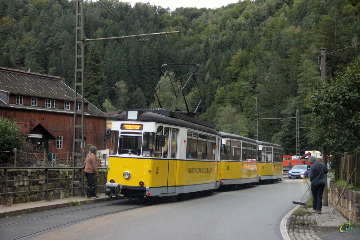 Бад-Шандау. Gotha T57 №2, Gotha B2-62 №21, Gotha B2D (Tatra) №26
