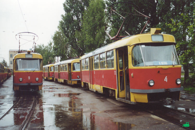 Житомир. Tatra T4SU №4, Tatra T4SU №9