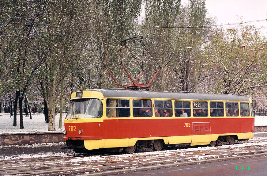 Донецк. Tatra T3 (двухдверная) №762