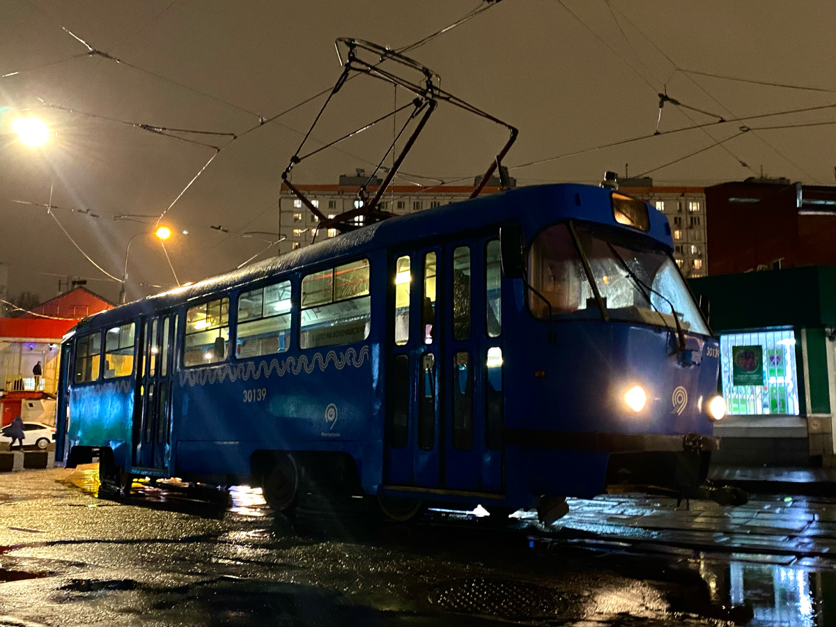 Москва. Tatra T3 (МТТЧ) №30139