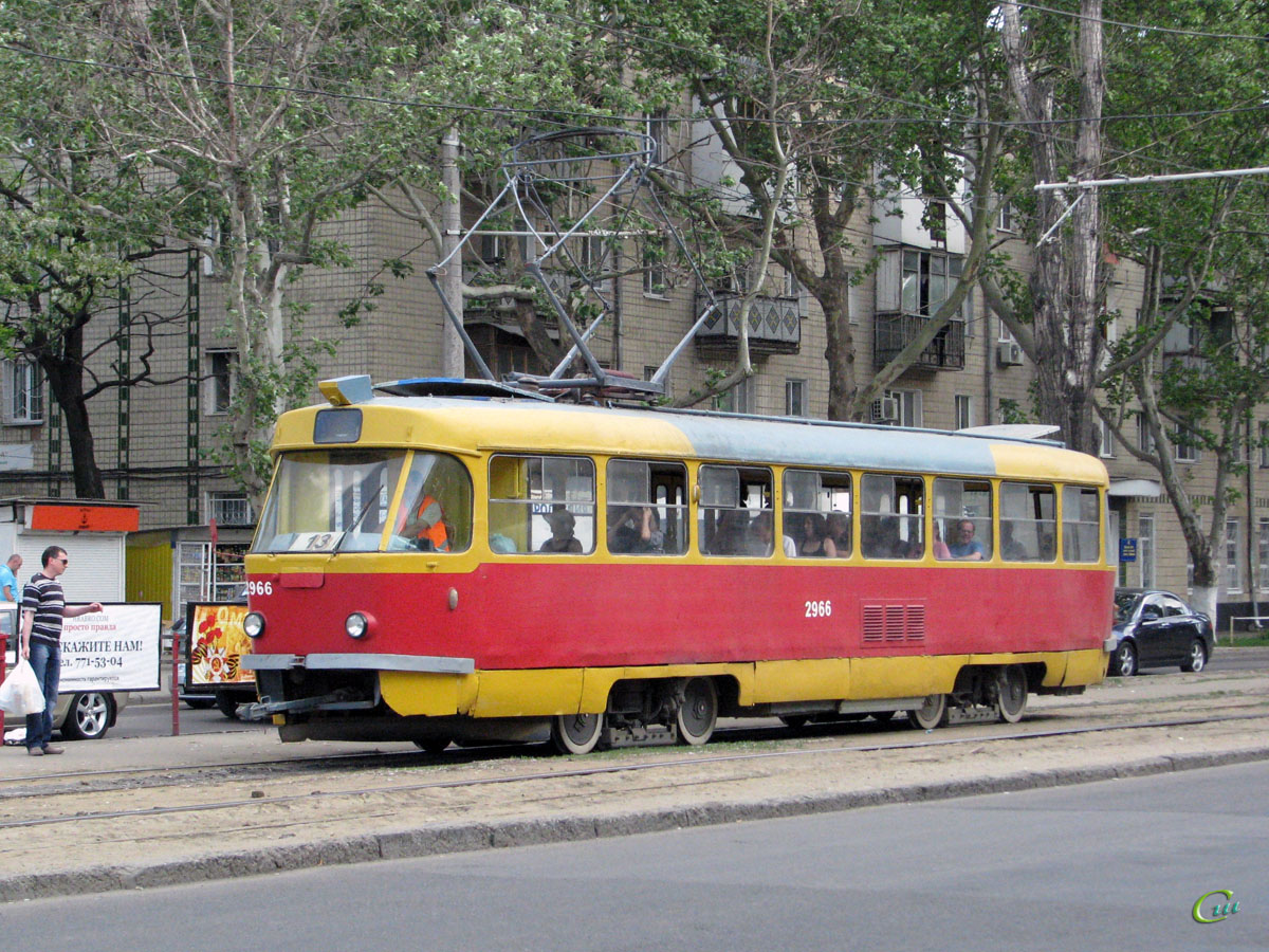 Одесса. Tatra T3SU №2966