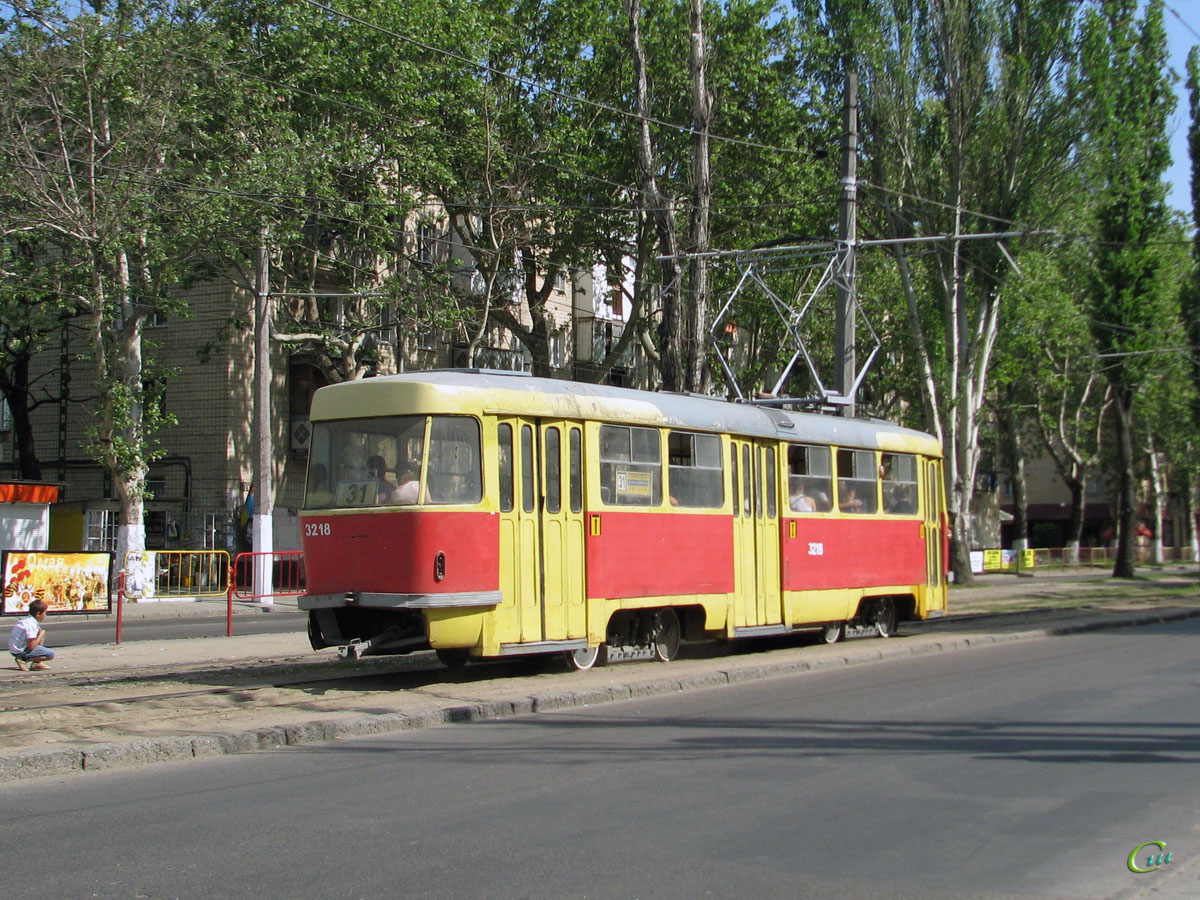 Одесса. Tatra T3SU №3218