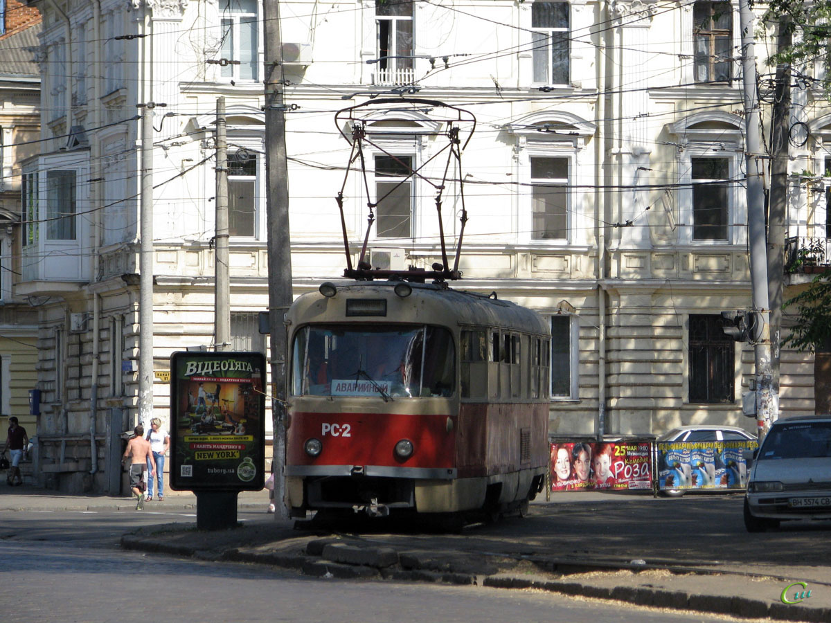 Одесса. Tatra T3 (двухдверная) №РС-2