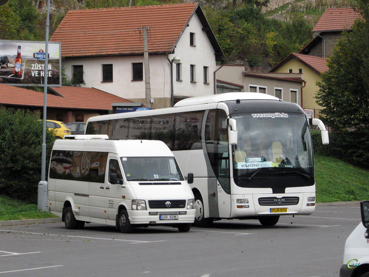 Прага. MAN R07 Lion's Coach FLR-574, Volkswagen LT46 4S0 9296