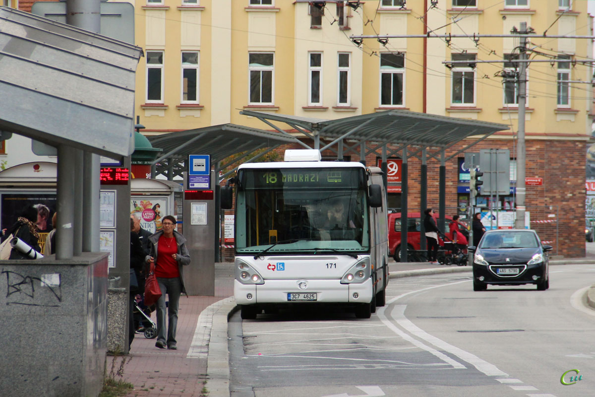 Ческе-Будеёвице. Irisbus Citelis 18M 3C7 4625