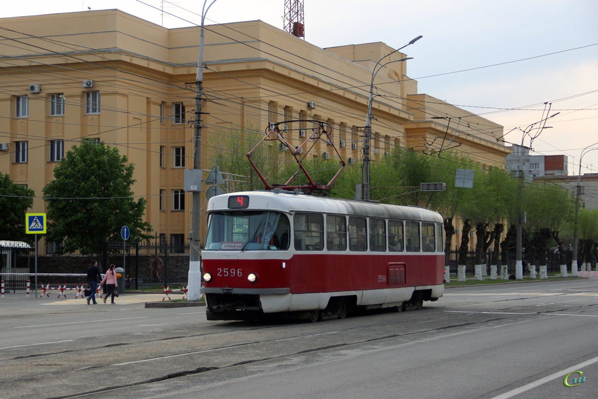 Волгоград. Tatra T3 (двухдверная) №2596