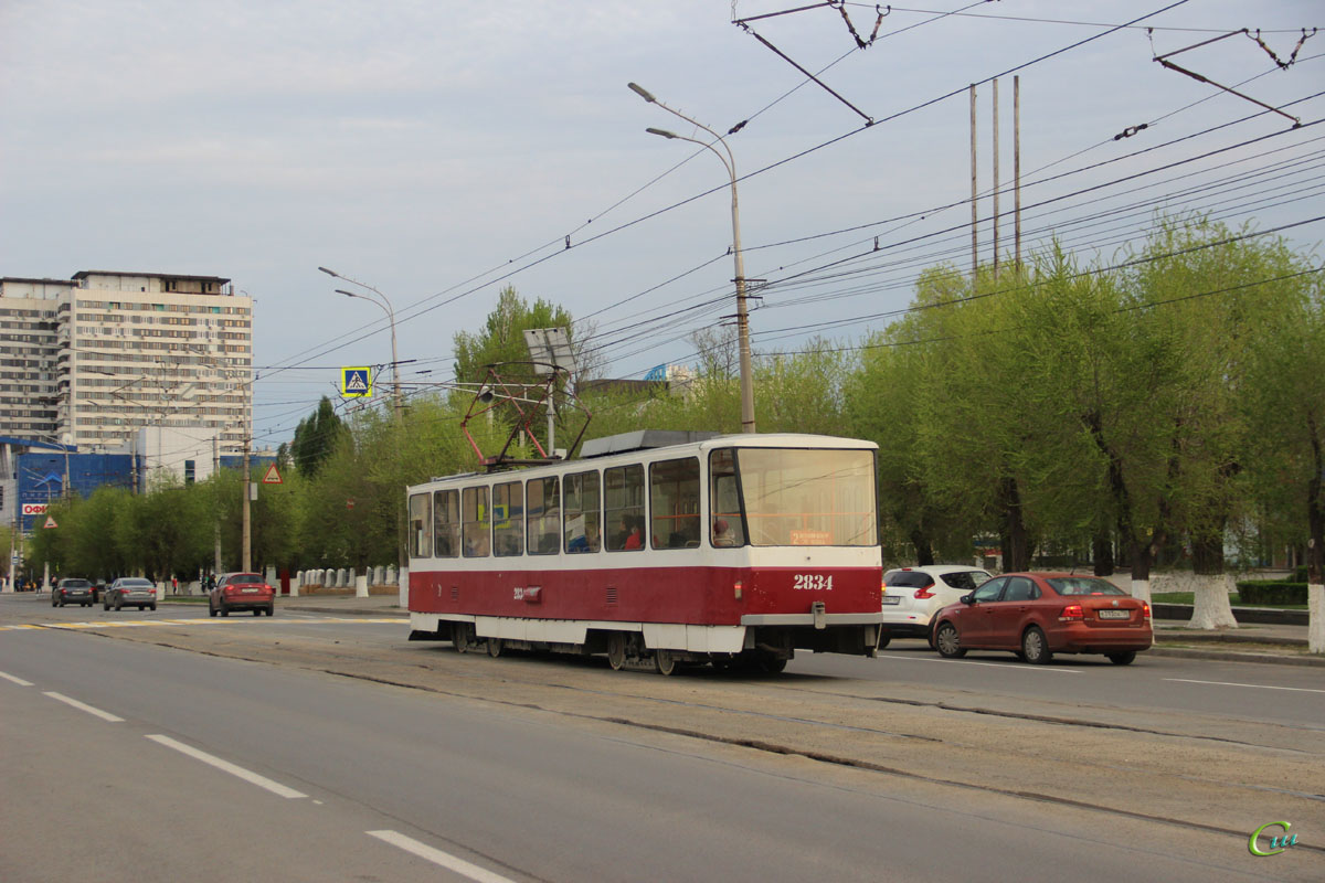 Волгоград. Tatra T6B5 (Tatra T3M) №2834