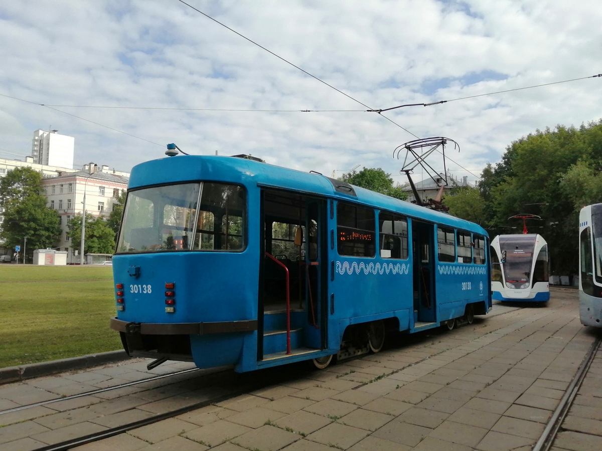Москва. Tatra T3 (МТТЧ) №30138