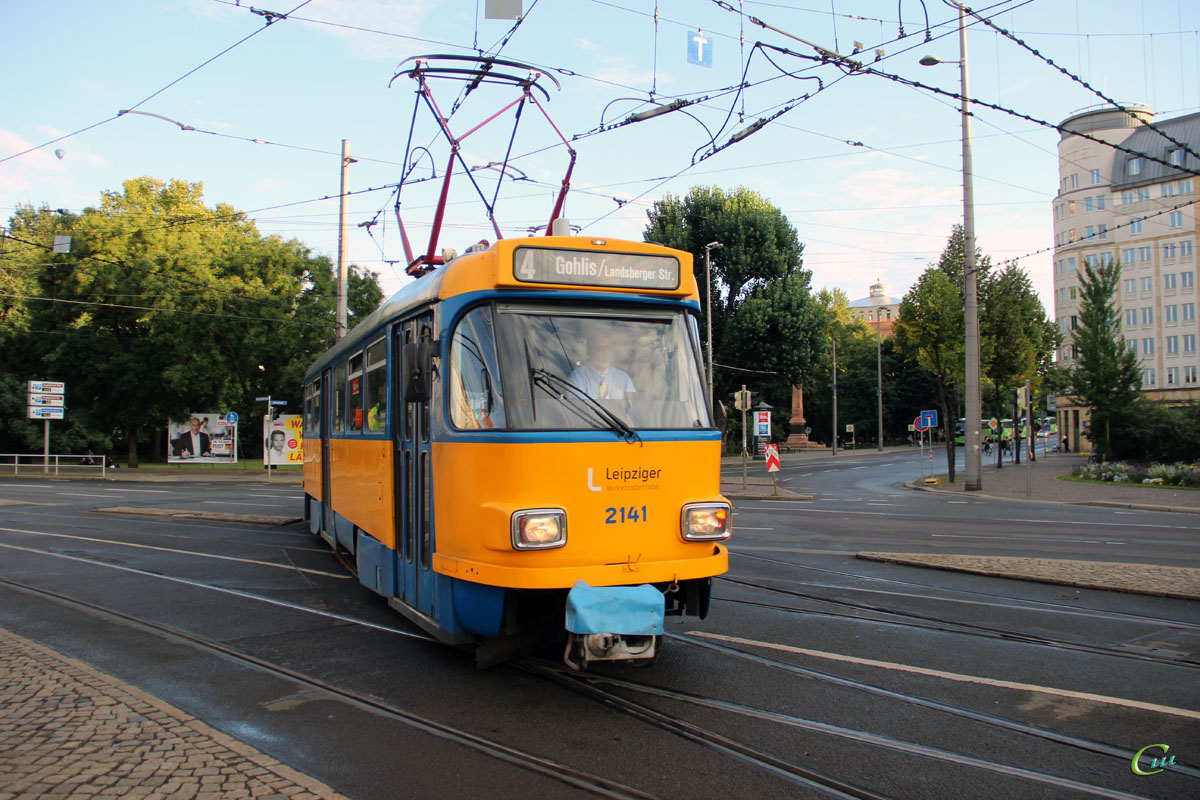 Лейпциг. Tatra T4D-M1 №2141