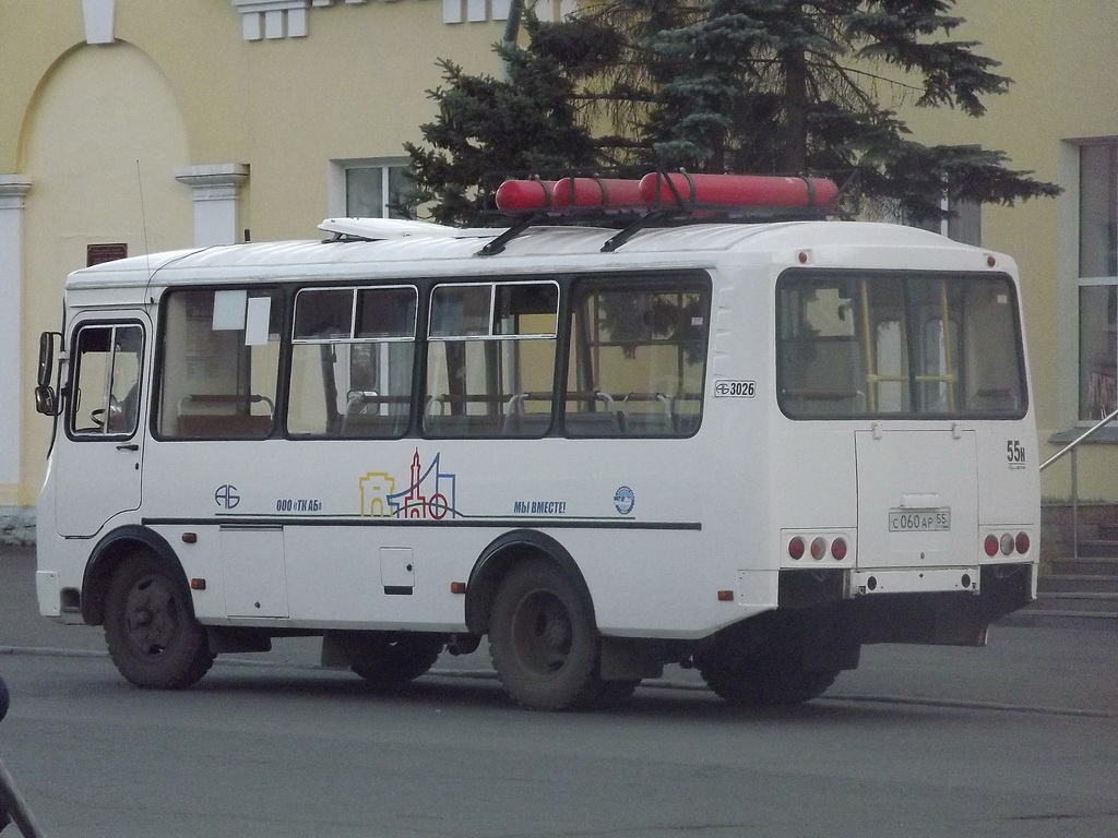 Омск. ПАЗ-32054 с060ар