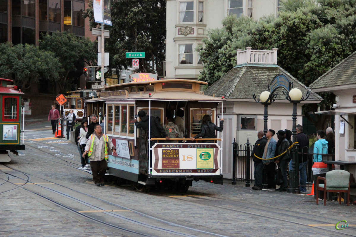 Сан-Франциско. Cable car №18