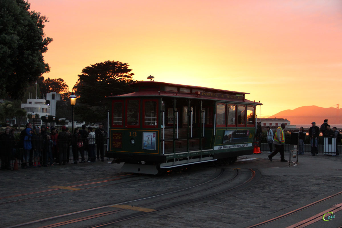 Сан-Франциско. Cable car №13