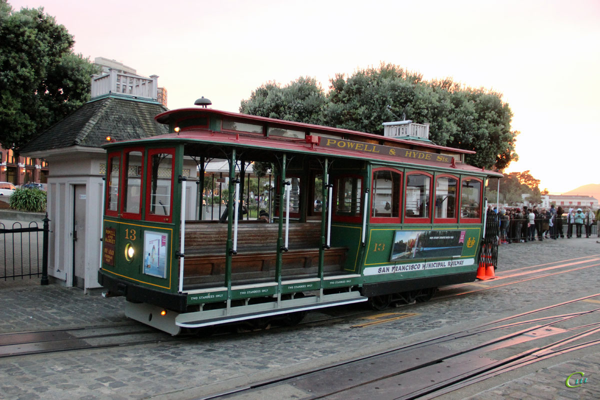 Сан-Франциско. Cable car №13