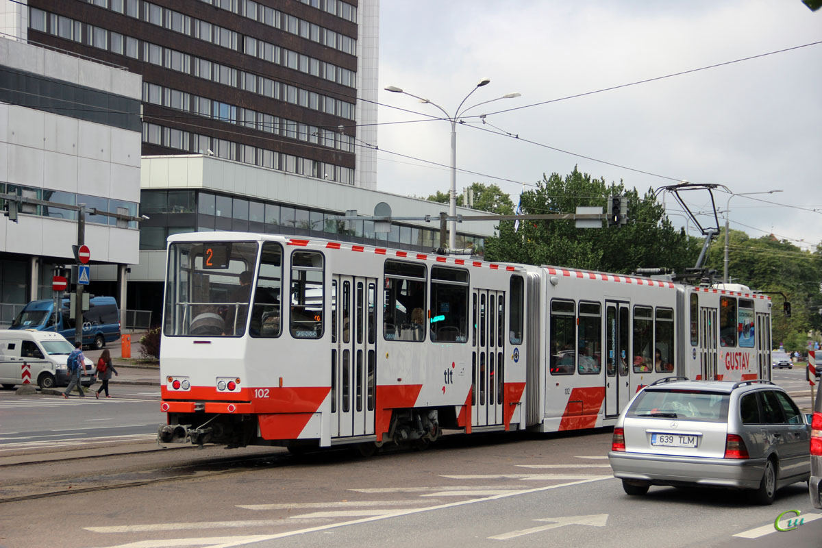 Таллин. Tatra KT6TM №102