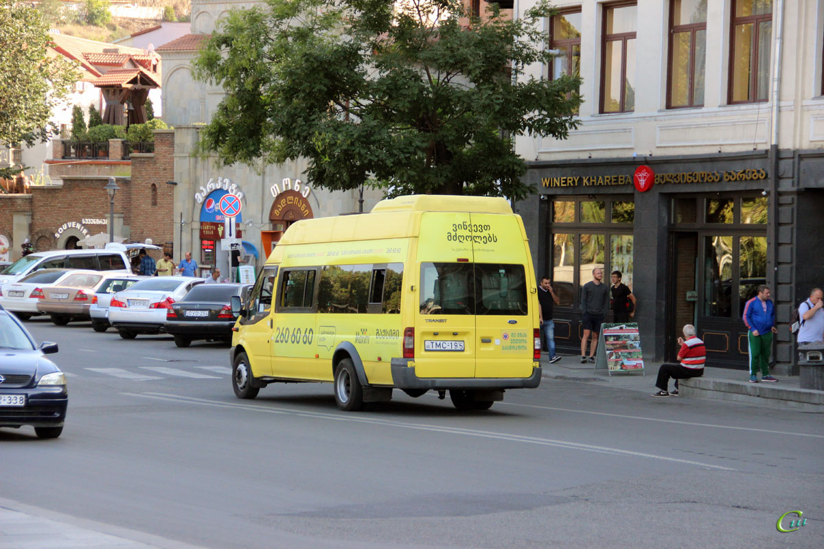 Тбилиси. Avestark (Ford Transit) TMC-195