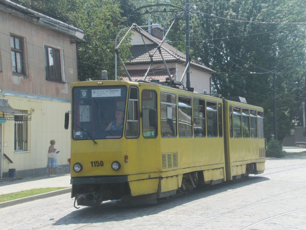Львов. Tatra KT4D №1150