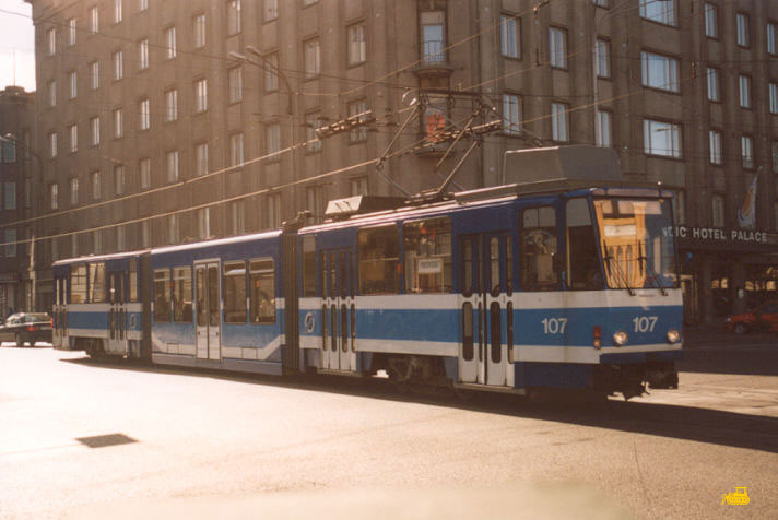 Таллин. Tatra KT6T №107