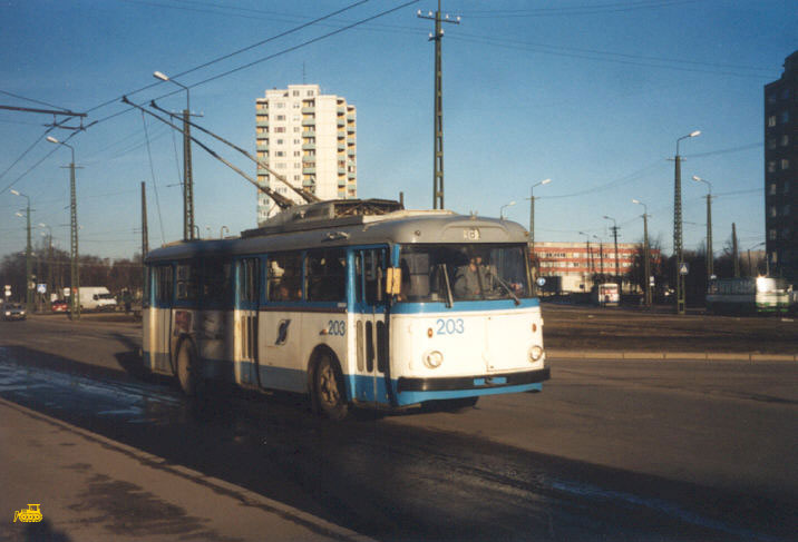 Таллин. Škoda 9TrH29 №203