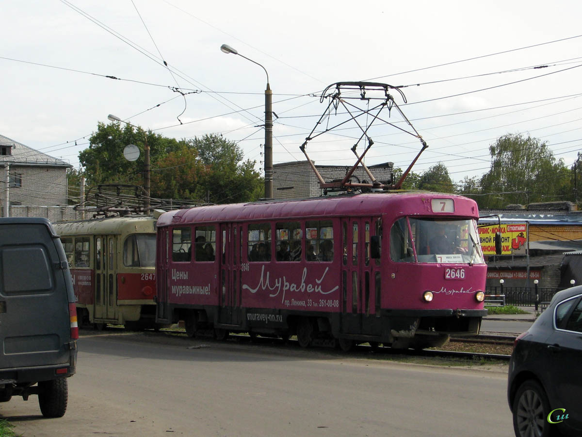 Нижний Новгород. Tatra T3SU №2646, Tatra T3SU №2647