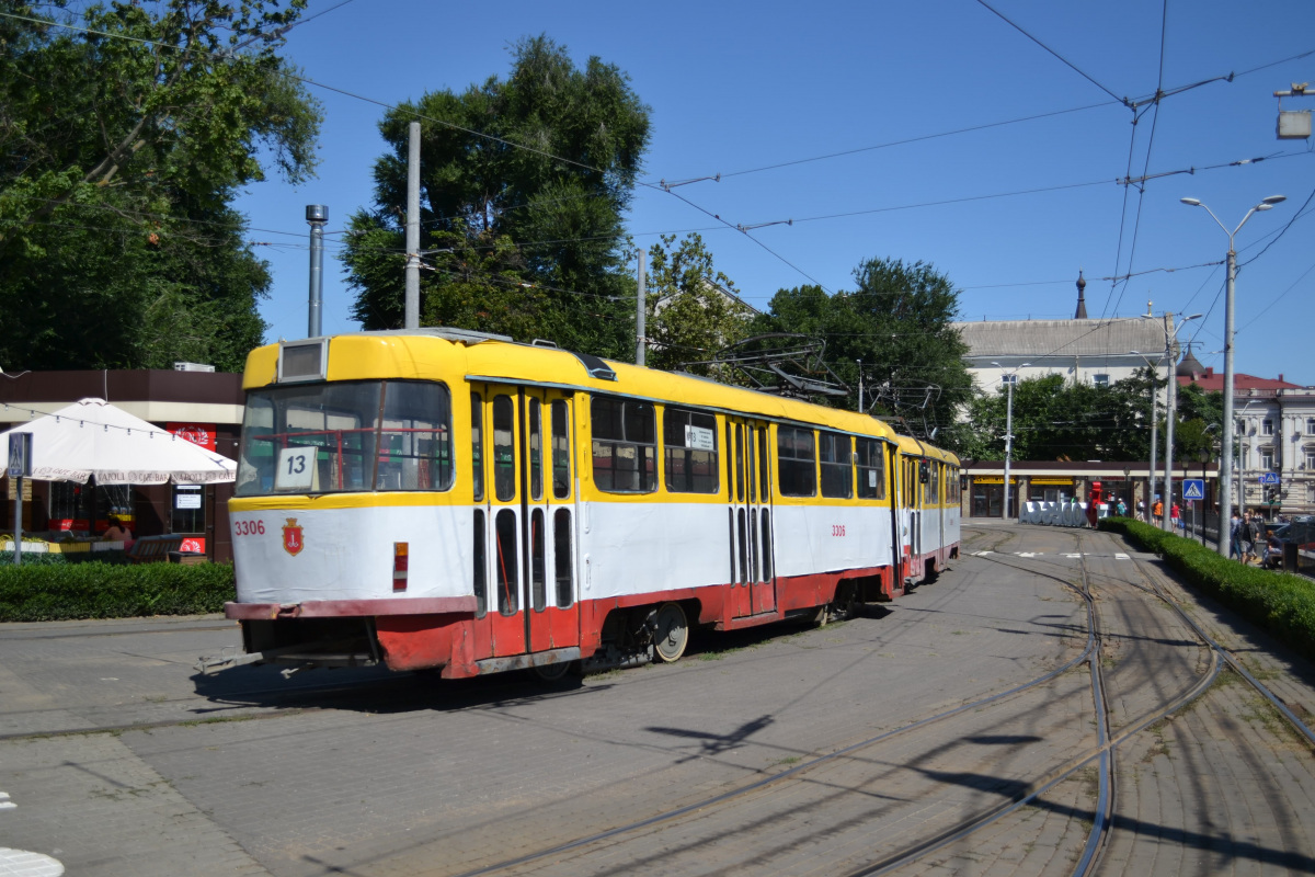 Одесса. Tatra T3R.P №3306