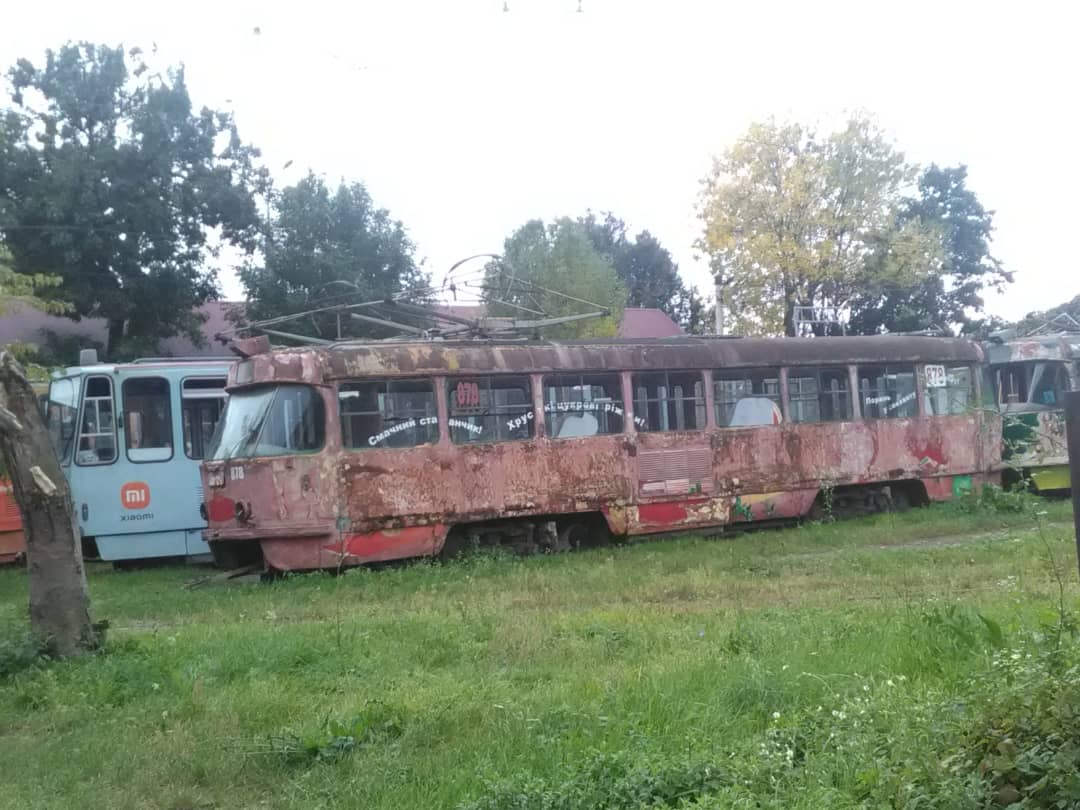 Львов. Tatra T4SU №878
