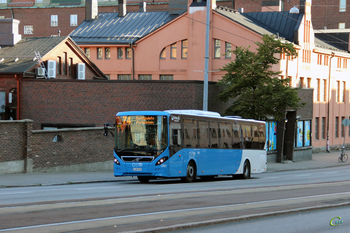 Хельсинки. Volvo 8900LE LLR-573