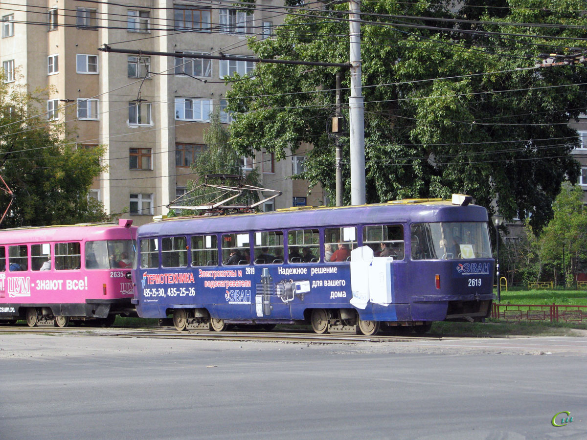 Нижний Новгород. Tatra T3SU №2635, Tatra T3SU №2619