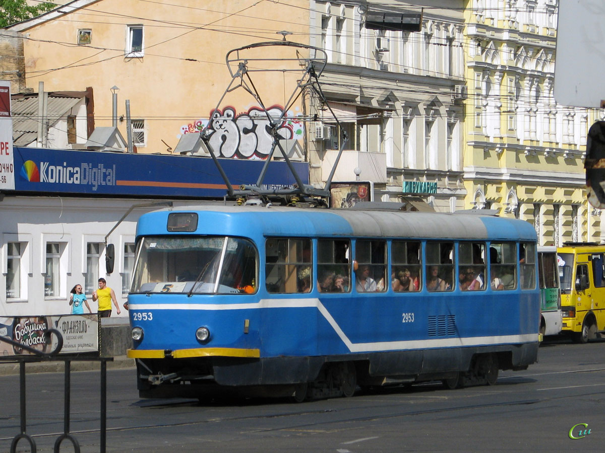 Одесса. Tatra T3R.P №2953