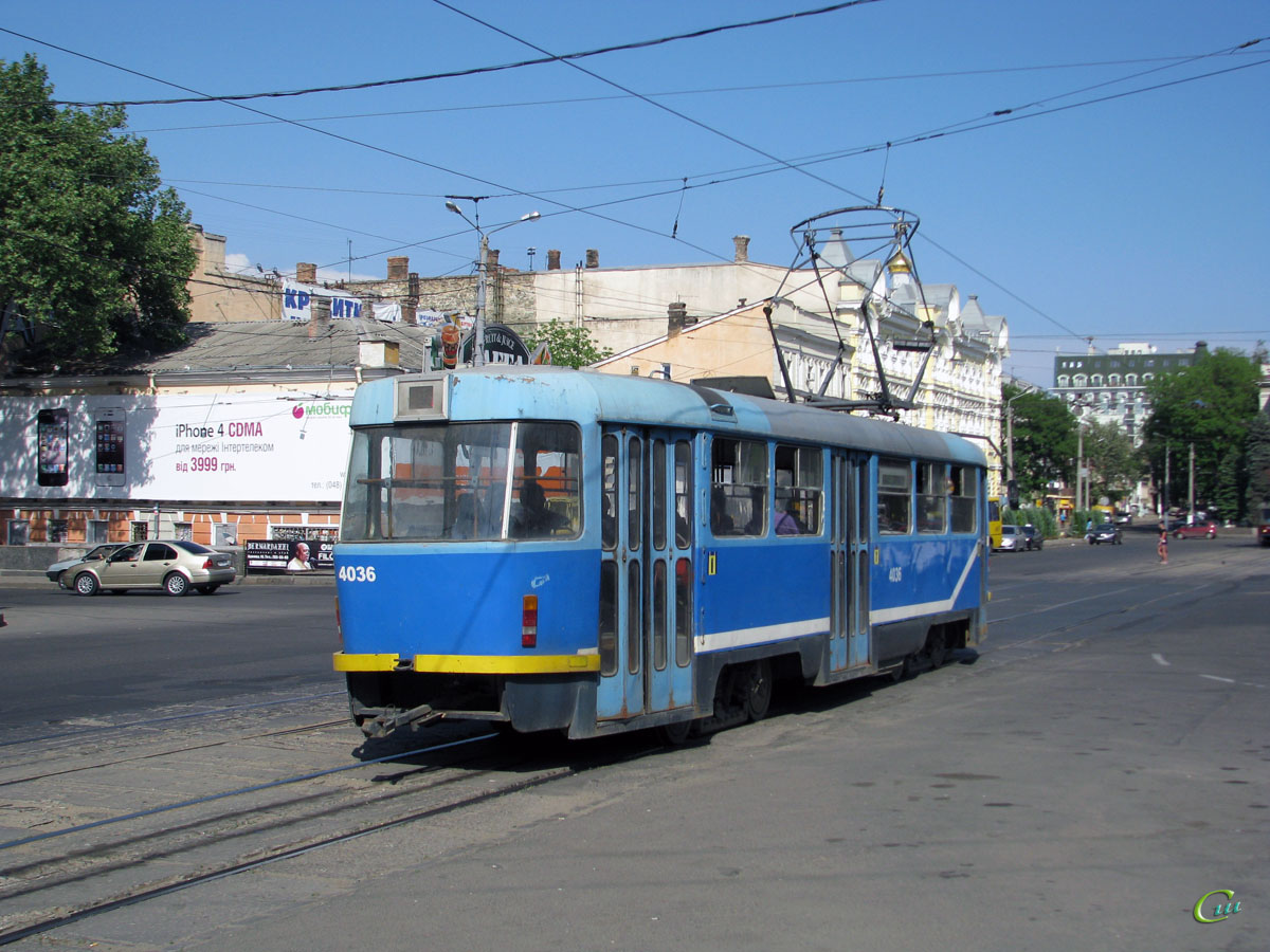 Одесса. Tatra T3R.P №4036