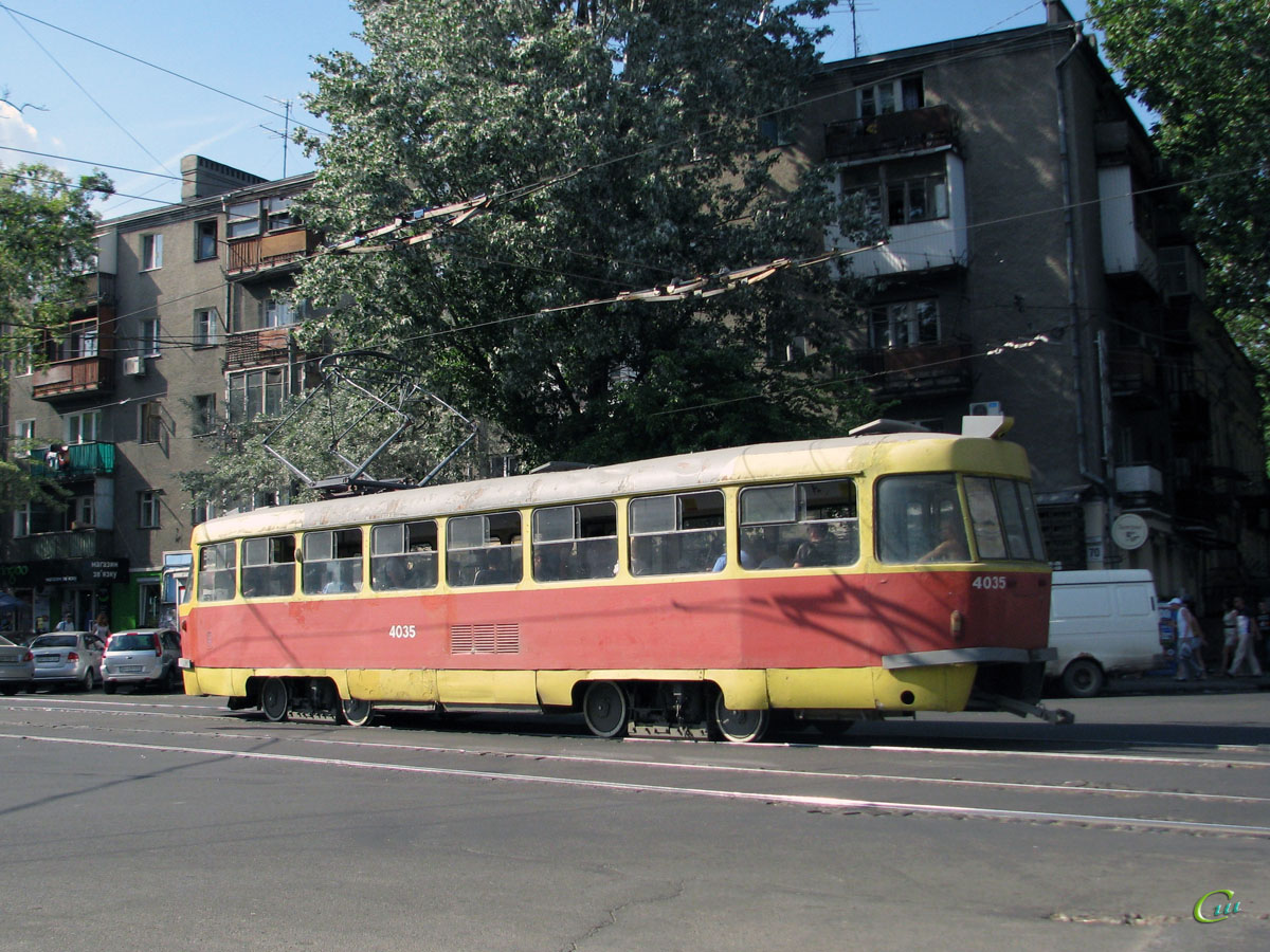 Одесса. Tatra T3SU №4035