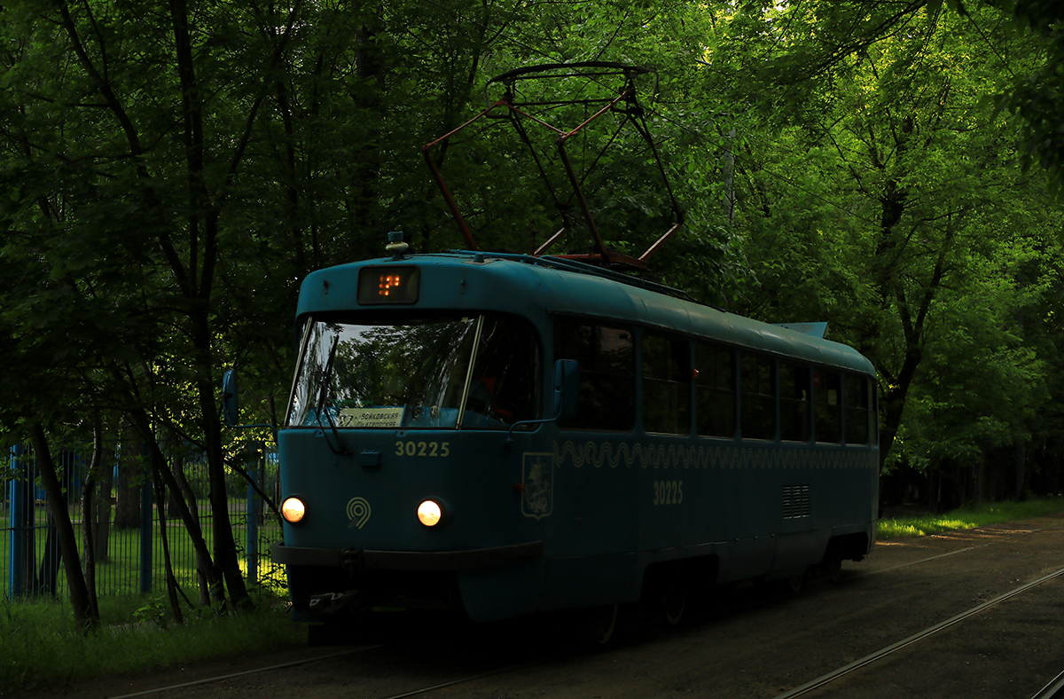 Москва. Tatra T3 (МТТЧ) №30225