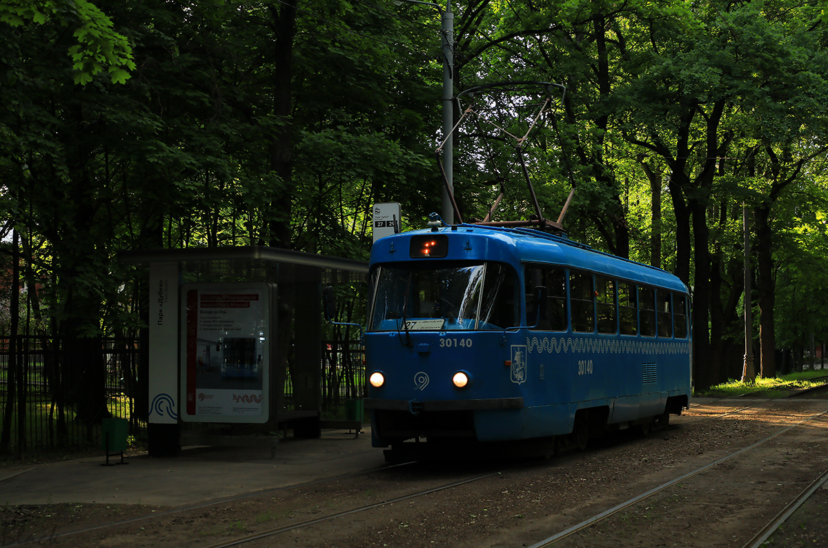 Москва. Tatra T3 (МТТЧ) №30140