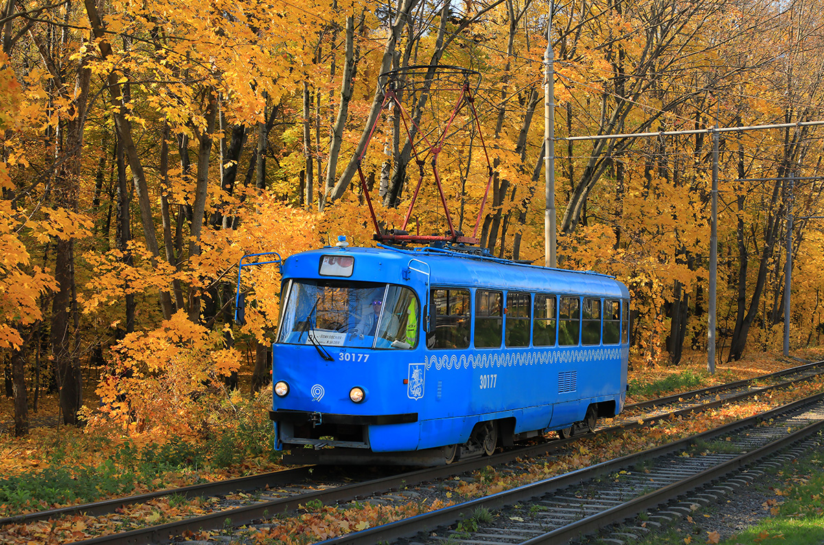 Москва. Tatra T3 (МТТЧ) №30177