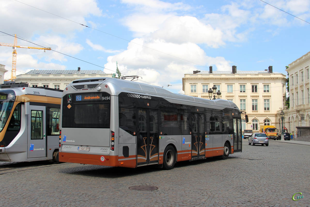Брюссель. Volvo 7900 Hybrid 1-VLK-077