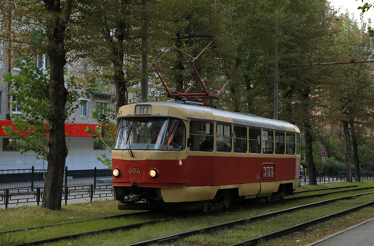 Екатеринбург. Tatra T3 (двухдверная) №494