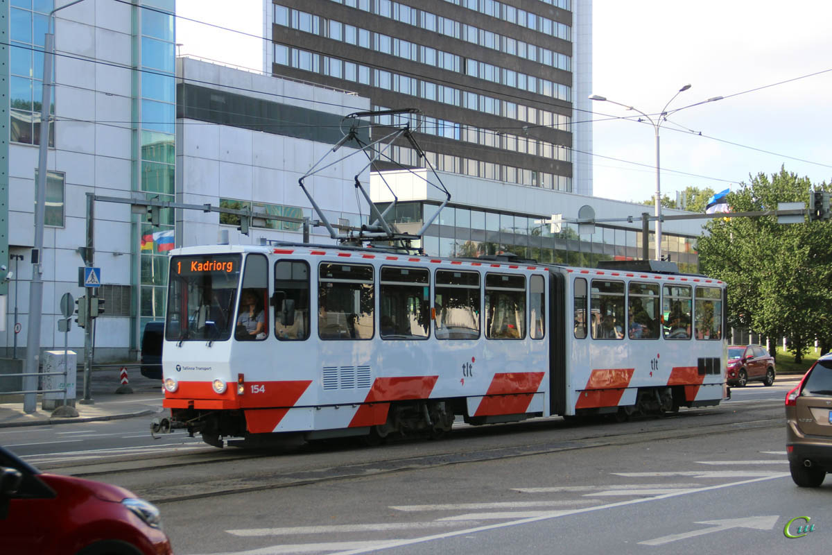 Таллин. Tatra KT4D №154
